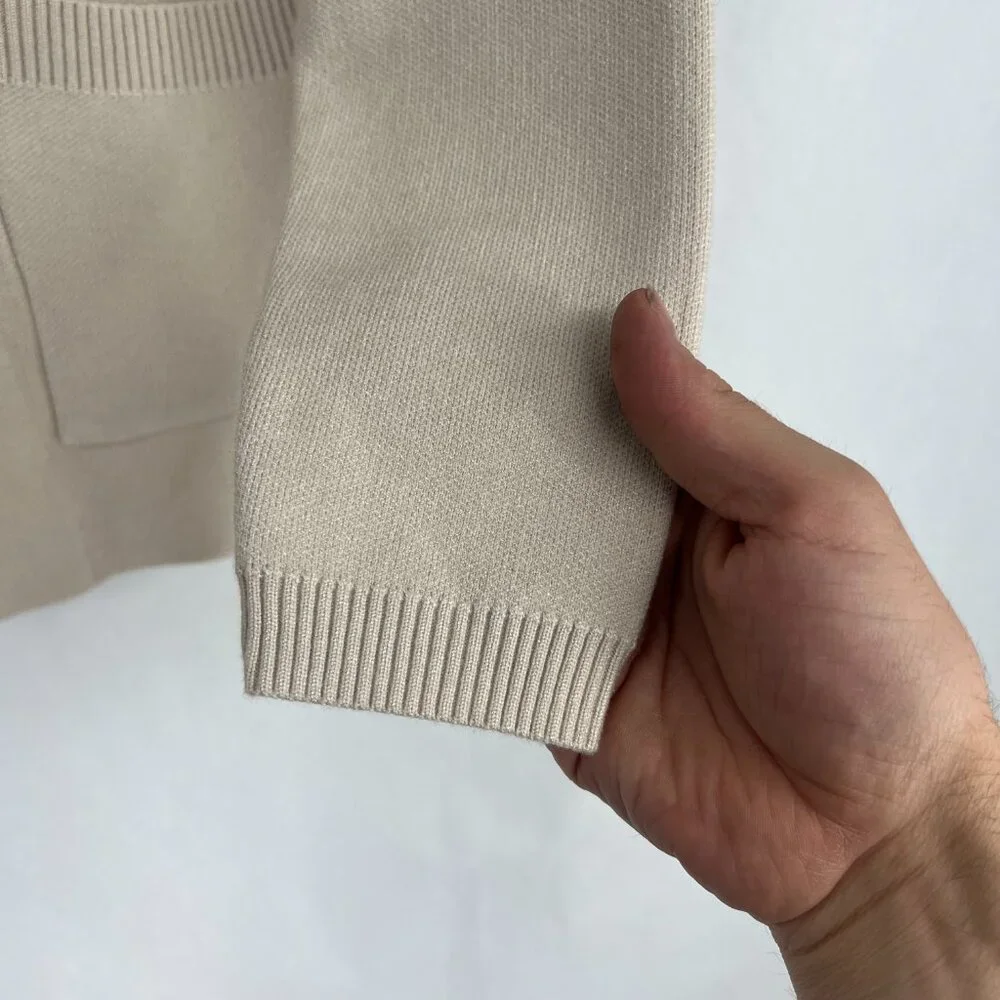 Sioni Cream Knit Blazer